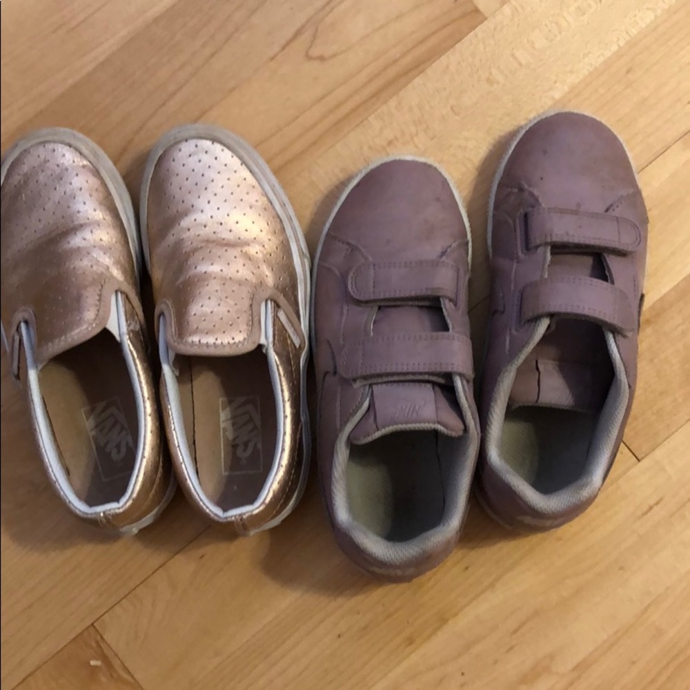 Vans and Nike size 13 shoes